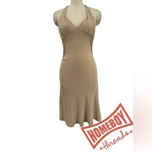 Chesley Tan Midi Dress